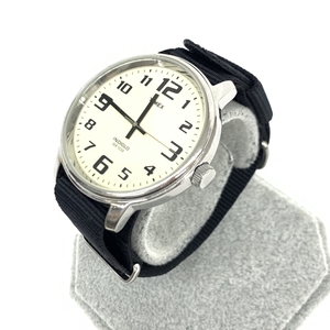*TIMEX Timex большой легкий Leader наручные часы кварц *T28201 черный SS× нейлон мужской часы watch