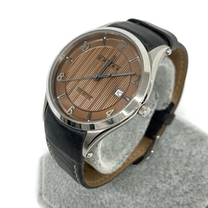 ◆CROSS クロス ルシーダ 腕時計 ◆CR8025 ブラック/ブラウン SS×レザー メンズ ウォッチ watch