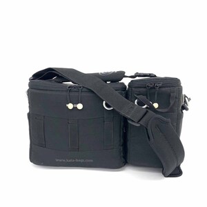 ◆KATA BAG カタバッグ ショルダーバッグ◆ ブラック ナイロン 2室 メンズ カメラ 斜め掛け bag 鞄