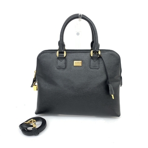 ◆GIANFRANCO FERRE ジャンフランコフェレ ハンドバッグ◆ ブラック レザー レディース ハンド ショルダー bag 鞄