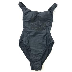  unused goods *Christian Dior SPORTS Christian Dior sport swimsuit M* black lady's pool swim wear One-piece 