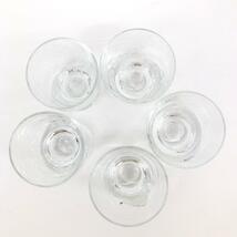 新品同様◆BOHEMIA ボヘミア 酒杯◆5客セット 箱付 クリア クリスタル ガラス食器_画像3