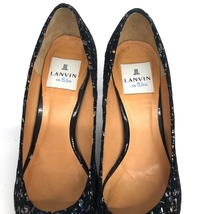 ◆LANVIN en Bleu ランバンオンブルー パンプス 23◆ ブラック レディース 靴 シューズ shoes スウェード_画像6