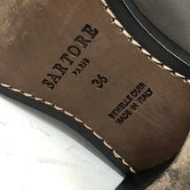 ◆SARTORE サルトル ジョッキーブーツ 36◆ ブラウン レザー バックジップ ロングブーツ レディース 靴 シューズ boots_画像6