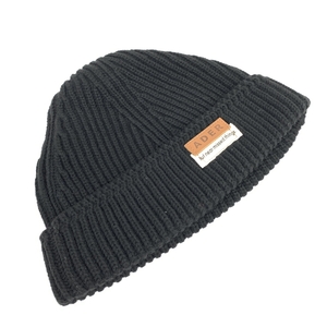 良好◆ADERERROR アーダーエラー ニット帽 フリーサイズ◆ ブラック ウール100％ ユニセックス 帽子 ハット hat 服飾小物
