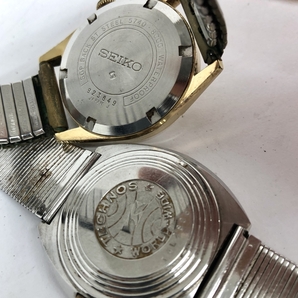 ジャンク品◆SEIKO セイコー・テクノス 機械式腕時計 2点セット ロードマーベル36000 LORDMARVEL Eldorado 虎目石文字盤◆ シルバー等の画像3