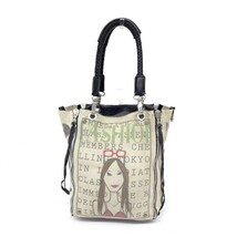 ◆BARBARA RIHL バーバラリール トートバッグ◆ ベージュ スエード ジップデザイン レディース bag 鞄_画像1