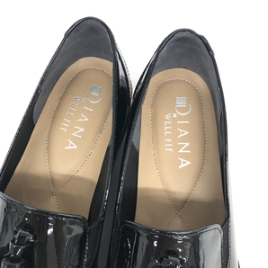 良好◆DIANA ダイアナ タッセルローファー シューズ 23.5◆ ブラック レディース 靴 シューズ shoesの画像6