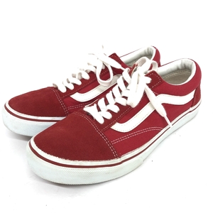 美品◆VANS バンズ オールドスクール スニーカー US8◆ レッド メンズ 靴 シューズ sneakers ウルトラクッシュ