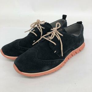 ◆Cole Haan コールハーン シューズ 7◆ ブラック/ピンク レディース 靴 シューズ shoes ゼログランド スウェードレザー