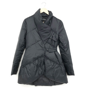 *EMPORIO ARMANI Emporio Armani cotton inside coat size 38* black lady's outer material tag cut taking .