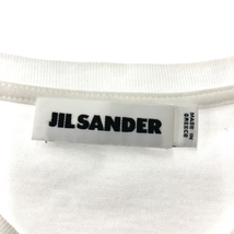 ◆JIL SANDER ジルサンダー 半袖 カットソー S◆ ホワイト メンズ トップス Vネック ストレッチ_画像4