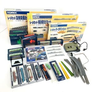  junk *TOMIXto Mix N gauge railroad model * summarize power unit rail set vehicle - collection hobby train 