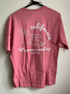 メンズ　レディース　サーフプリントTシャツ　ペアルック