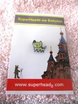 SuperHeadzのピンバッチ・ネコ_画像1