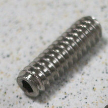 Montreux Saddle height screws 5/16" inch Stainless (12) インチ・イモネジ・7.9375mm #482 日本全国送料無料！_画像1