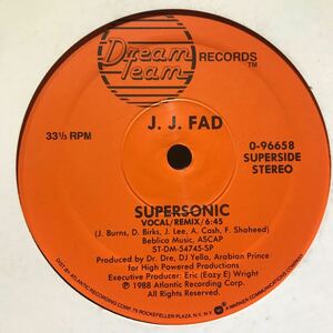 J.J. Fad / Supersonic USオリジナル盤