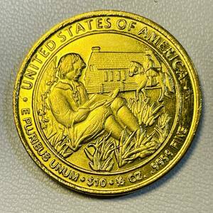 アメリカ 硬貨 古銭 第8代大統領 2008年 マーティン・ヴァン・ビューレン 1837-1841年 自由の女神 記念幣 コイン 重7.99g 