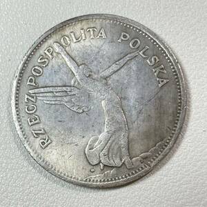 ポーランド 硬貨 古銭 ワルシャワ・ナイキ 1930年 女神 ワシ 第2ポーランド共和国 記念幣 コイン 重12.30g