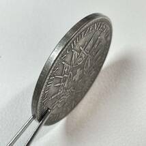 スイス 硬貨 古銭 シュヴィーツ州 1867年 5フランケン 州の花輪を守るライオン 国章 連邦射撃祭 コイン 重24.07g_画像3