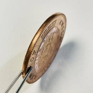 イギリス 硬貨 古銭 ジョージ3世 1804年 国王 ブリタニア クラウン コイン 重26.48gの画像3