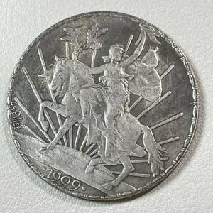 メキシコ 硬貨 古銭 リバティ 1909年 「ドロレスの叫び」100周年 ワシ トーチ 太陽 記念幣 コイン 重20.95g