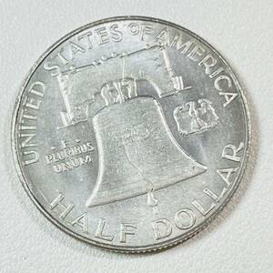 アメリカ 硬貨 古銭 ベンジャミン・フランクリン 1948年 自由の鐘 イーグル コイン 重12.53g