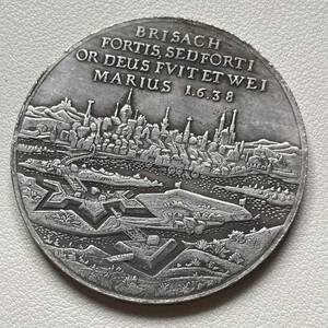 ドイツ 硬貨 古銭 プロイセン公国 1638年 マリウス 「ドイツを偉大にする」銘 マーク 記念コイン 大きい