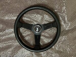 ナルディ NARDI クラシック 35φ ディープコーン パンチングレザー ブラックスポーク ステアリング スポーツタイプラリー FET 正規 33 35