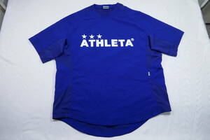 ATHLETAa attrition ta short sleeves pi stereo size L blue soccer futsal 