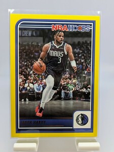 【1円スタート】JADEN HARDY - 2023-24 PANINI NBA HOOPS Yellow Parallel / DALLAS MAVERICKS ジェイデン・ハーディー