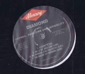 盤質良好 US盤 2LP Diamond D / Hatred, Passions And Infidelity (Instrumental Vinyl) MELP 172