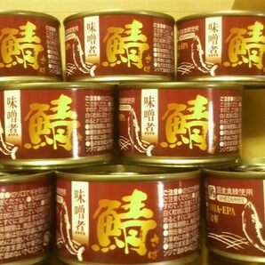 【送料無料】★国産真鯖使用 さばみそ煮 150ｇ《8缶セット》 サバ缶 さば缶 鯖缶 ＤＨＡ ＥＰＡの画像1