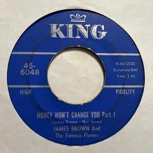 US盤 7インチ　JAMES BROWN # MONEY WON'T CHANGE YOU