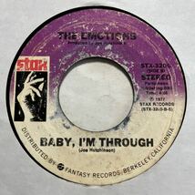 US盤 7インチ　THE EMOTIONS # SHOUTING OUT LOVE / BABY, I'M THROUGH_画像2