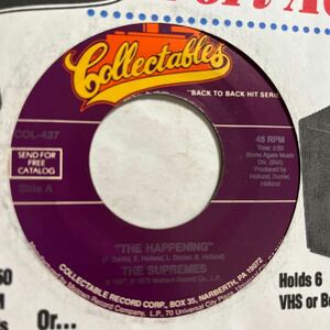 US盤 7インチ　THE SUPREMES # THE HAPPENING / REFLECTIONS