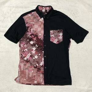 Comme ca men x pagong coms men x pagon [kyoyu zen aloha рубашка Pagong Collaboration] Рубашка Aloha Polo рубашка M Size