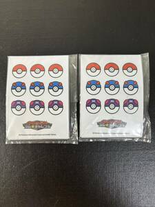 【1円スタート】ポケモンカード　ジムチャレンジ　スリーブ　新品　未使用　10枚入り　2セット　希少　大会参加賞　他にも1円から出品中