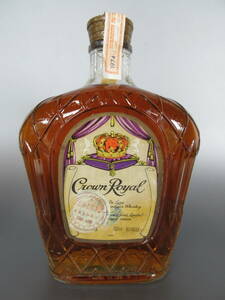 B39　古酒 未開栓【 クラウンロイヤル ローヤル　Crown Royal　カナディアンウイスキー 750ml 40%　中国ラベル】　