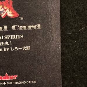 SNK トレーディングカード スペシャルカード 覇王丸 侍魂 SAMURAI SPIRITS ゲーメストコレクション GAMEST 新声社 しろー大野の画像10