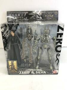 T240326-05O/ 未開封 牙狼＜GARO＞シリーズ イクイップ&プロップ VOL.3 銀牙騎士ゼロ&魔導具シルヴァ 特撮 フィギュア