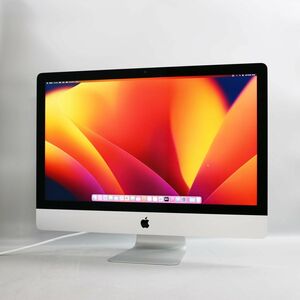 1円スタート Apple iMac (Retina 5K, 27インチ, 2019) (Core i5-8500/メモリ32GB/SSD28GB+HDD1TB(Fusion Drive)/macOS 13)