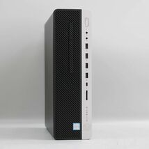 1円スタート 第8世代 i7 搭載 HP EliteDesk 800 G4 SFF (Core i7-8700/メモリ32GB/SSD256GB+HDD500GB/Windows 11 Pro)_画像1