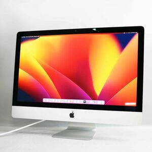 1円スタート Apple iMac (Retina 5K, 27インチ, 2019) (Core i5-8500/メモリ32GB/SSD28GB+HDD1TB(Fusion Drive)/macOS 13)