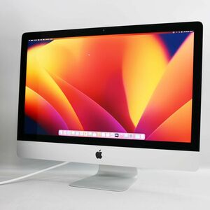 1円スタート Apple iMac (Retina 5K, 27インチ, 2019) (Core i5-8500/メモリ32GB/SSD28GB+HDD1TB(Fusion Drive)/macOS 13)