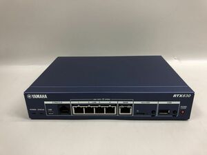 YAMAHA Giga access VPN router RTX830 operation verification * the first period . ending 