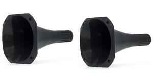 2個セット Fiamon プラスチックホーン ロング 24.5cm 1インチ カースピーカー カーオーディオ カーステレオ 外向き 重低音