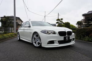 BMW F10 535i◎Mスポーツ◎黒革◎カスタム多数◎直6 3000ccターボ◎3DDesign◎BCracing車高調◎REMUSマフラー◎美車◎車検2年付