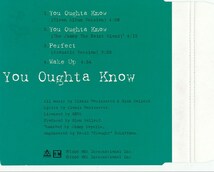 Alanis Morissette / アラニス・モリセット / You Oughta Know /EU盤/中古CDS!!69707_画像3