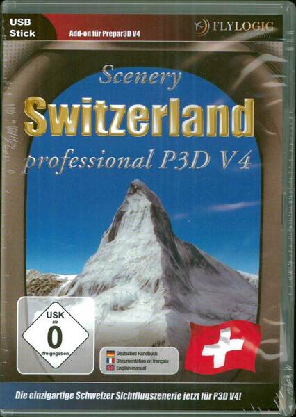 新品 Switzerland professional (P3D V4 V5) スイス シーナリー アドオンソフト